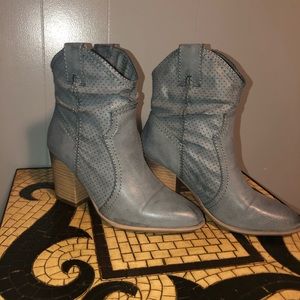 Gray Ankle Bootie